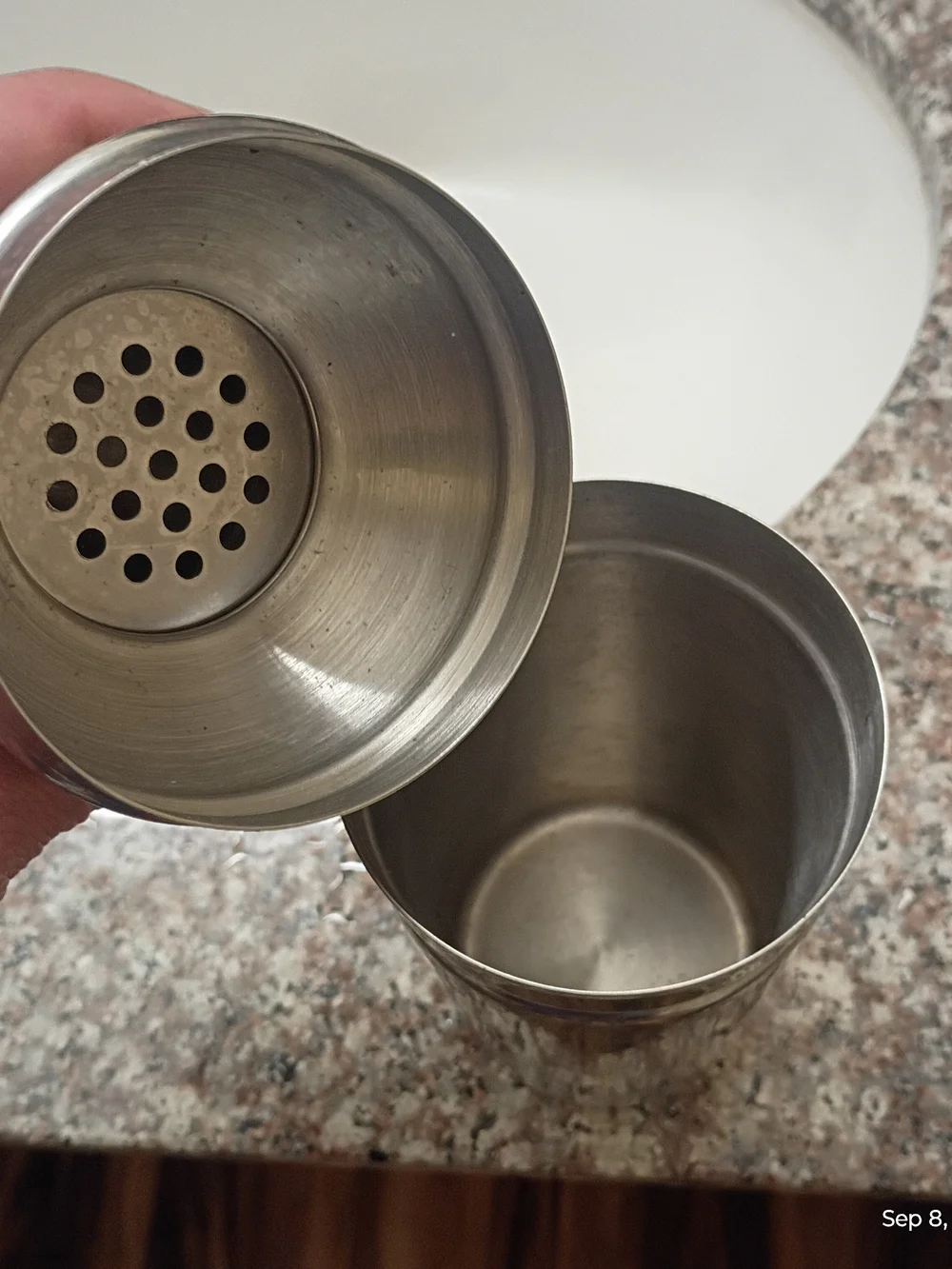 Oneida Stainless Steel Cocktail Shaker - Silver
